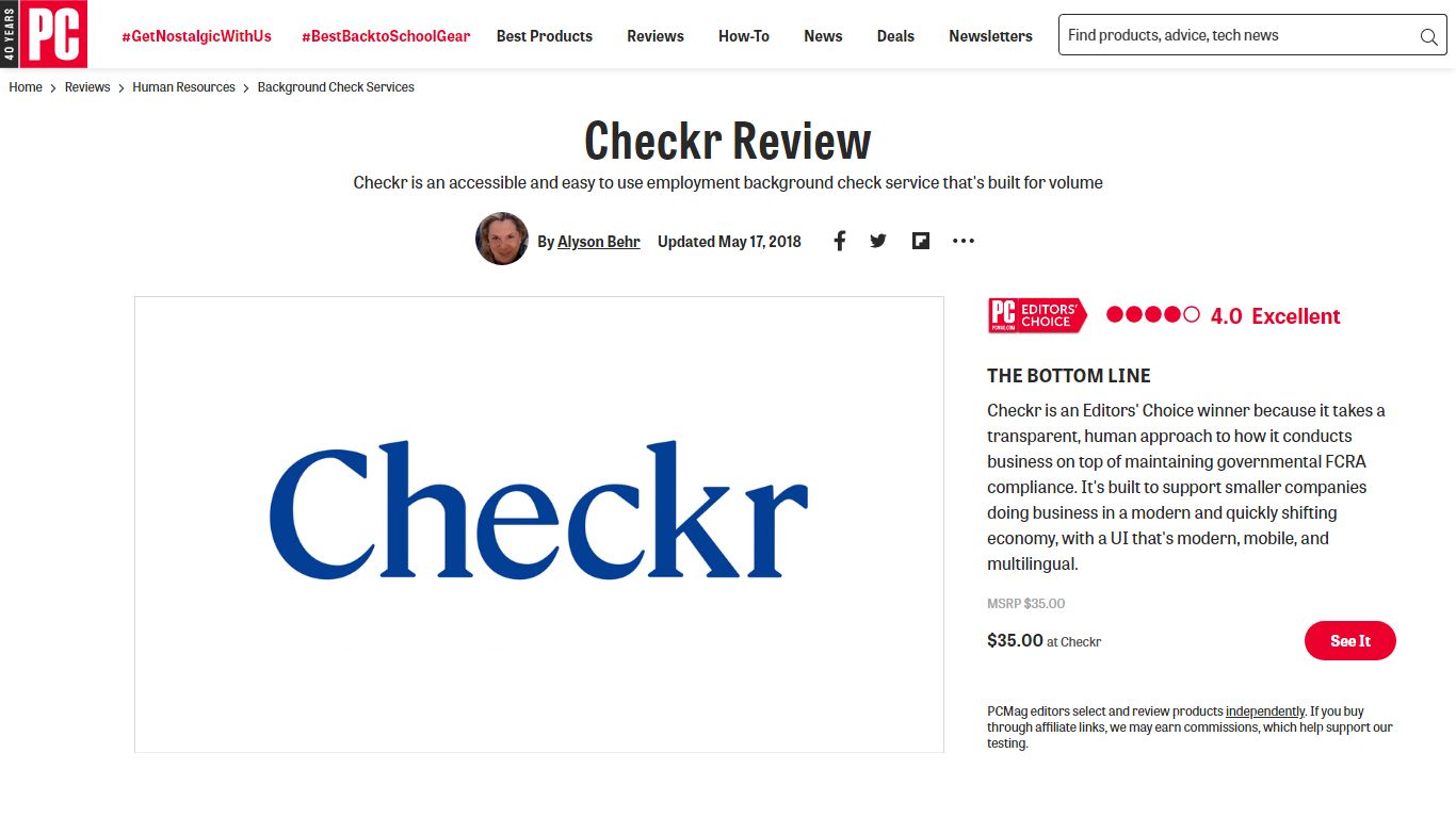 Checkr Review | PCMag